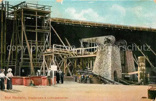 AK / Ansichtskarte Bad_Nauheim Gradierwerk Ludwigsbrunnen Bad_Nauheim