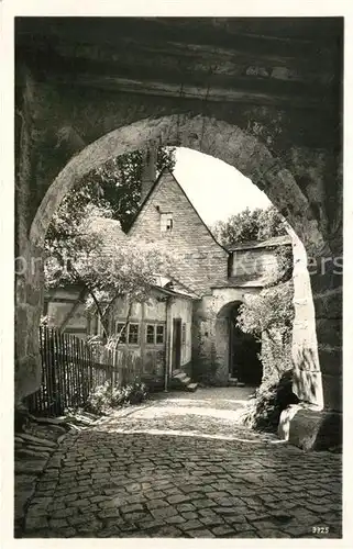 AK / Ansichtskarte Leutenberg_Thueringen Friedensburg Burgtor Leutenberg Thueringen