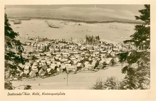 AK / Ansichtskarte Brotterode Panorama Wintersportplatz Thueringer Wald Brotterode