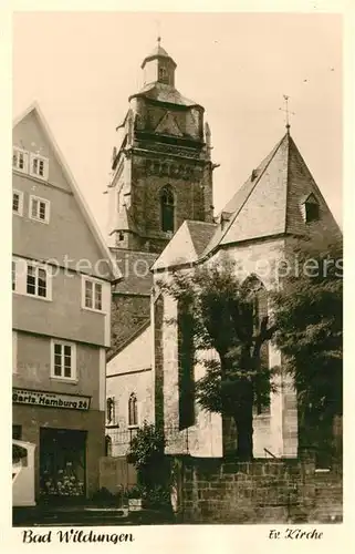 AK / Ansichtskarte Bad_Wildungen Evangelische Kirche Bad_Wildungen