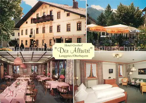 AK / Ansichtskarte Lenggries Hotel Gasthaus Der Altwirt Lenggries