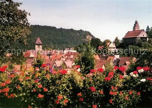 AK / Ansichtskarte Oberndorf_Neckar Panorama Kirche Oberndorf Neckar