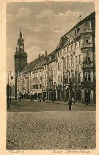 AK / Ansichtskarte Bautzen Innere Lauenstrasse Serie Deutsche Heimatbilder Kupfertiefdruck Bautzen