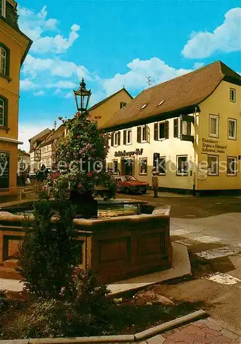 AK / Ansichtskarte Bad_Koenig_Odenwald Grosser Brunnen Bahnhofstrasse Bad_Koenig_Odenwald