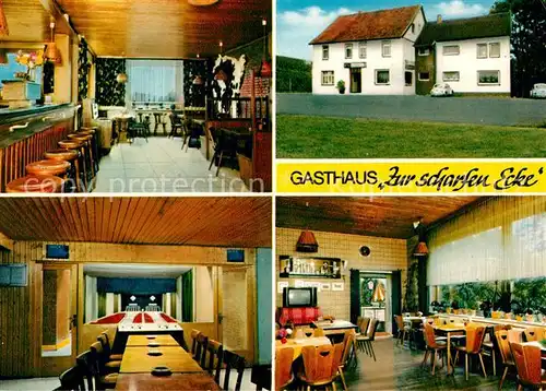 AK / Ansichtskarte Itzum Gasthaus Zur scharfen Ecke Itzum