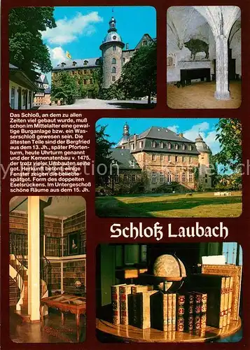 AK / Ansichtskarte Laubach_Hessen Schloss  Laubach Hessen