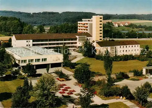 AK / Ansichtskarte Bad_Schussenried Kurparkklinik mit Zellerseebad und Zellerhof Bad_Schussenried