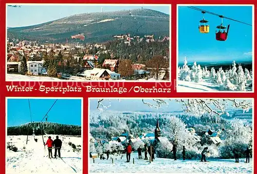 AK / Ansichtskarte Braunlage Seilbahn Sesselbahn Braunlage