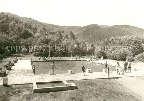 AK / Ansichtskarte Darlingerode Sandtalbad Freibad Darlingerode