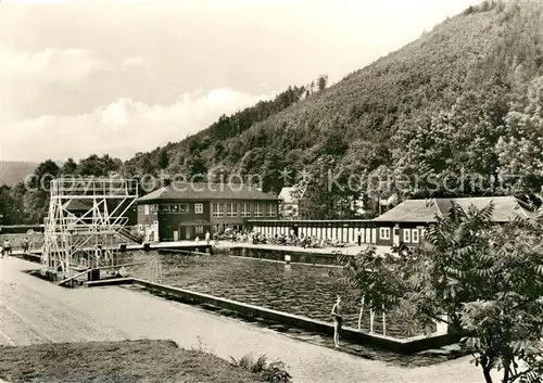 AK / Ansichtskarte Leutenberg_Thueringen Freibad Leutenberg Thueringen