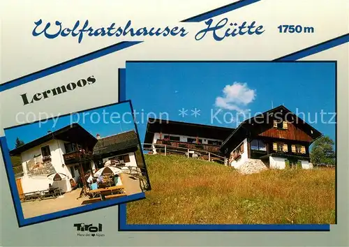 AK / Ansichtskarte Lermoos_Tirol Wolfratshauser Huette Lermoos Tirol