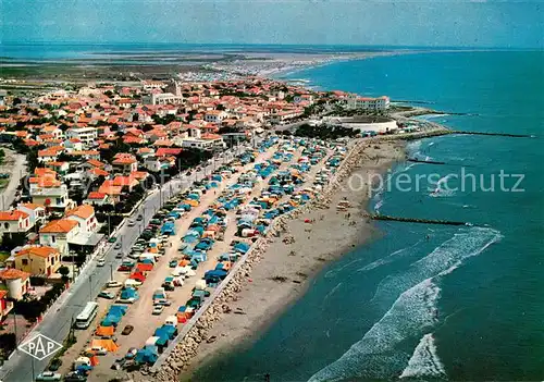 AK / Ansichtskarte Les_Saintes Maries de la Mer Fliegeraufnahme Les