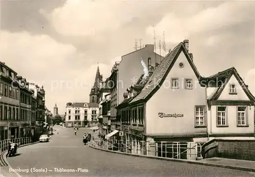 AK / Ansichtskarte Bernburg_Saale Thaelmann Platz  Bernburg_Saale