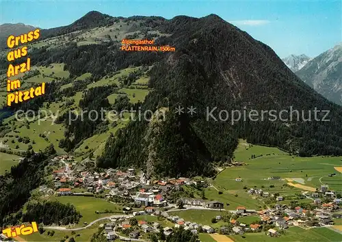 AK / Ansichtskarte Arzl_Pitztal Fliegeraufnahme  Arzl Pitztal