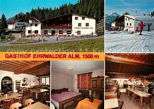 AK / Ansichtskarte Ehrwald_Tirol Gasthof Ehrwalder Alm Wintersport Alpen Ehrwald Tirol