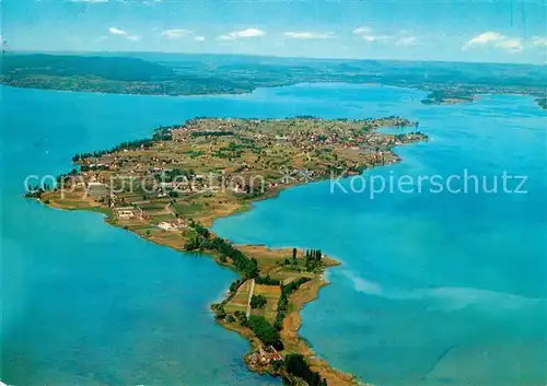 AK / Ansichtskarte Insel_Reichenau_Bodensee Fliegeraufnahme 