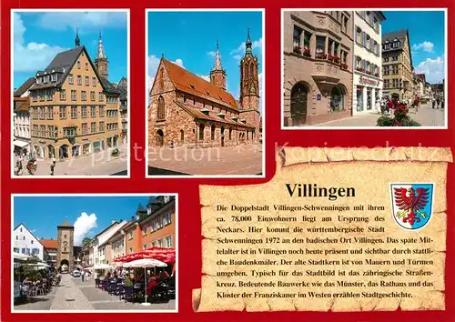 AK / Ansichtskarte Villingen Schwenningen Muenster Riettor Steinernen Haus Villingen Schwenningen