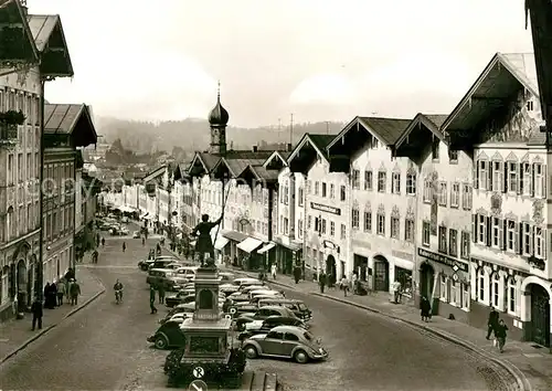 AK / Ansichtskarte Toelz_Bad Marktstrasse Winzerdenkmal Toelz_Bad