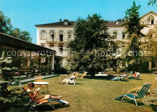 AK / Ansichtskarte Kissingen_Bad Kurhotel Ballinghaus Liegewiese Kissingen_Bad