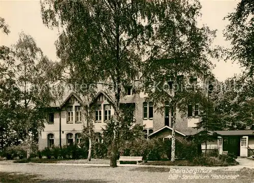 AK / Ansichtskarte Rheinsberg Diaet Sanatorium Hohenelse Rheinsberg