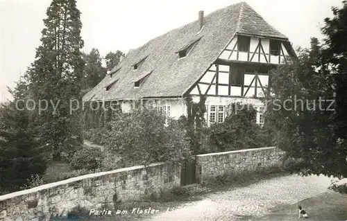 AK / Ansichtskarte Lippoldsberg Klosterpartie Lippoldsberg