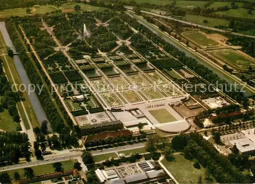 AK / Ansichtskarte Herrenhausen_Hannover Grosser Garten Fliegeraufnahme Herrenhausen Hannover