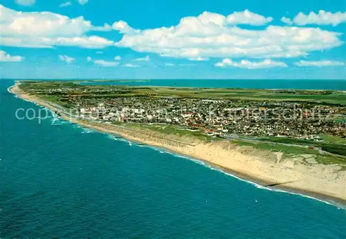 AK / Ansichtskarte Insel_Sylt Fliegeraufnahme mit Westerland Wenningstedt Kampen Insel_Sylt