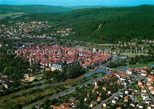 AK / Ansichtskarte Hann._Muenden Fliegeraufnahme Hann. Muenden