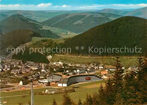 AK / Ansichtskarte Willingen_Sauerland Der Sauerlandstern Kur und Sporthotel Fliegeraufnahme Willingen_Sauerland