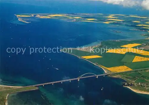 AK / Ansichtskarte Fehmarnsundbruecke Fliegeraufnahme 