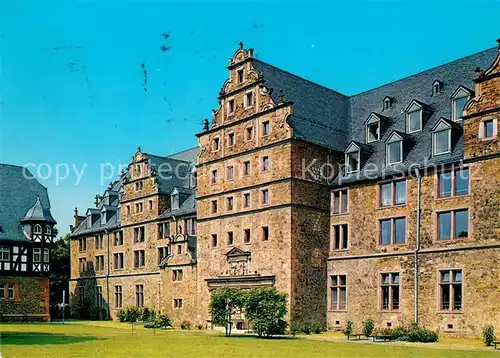 AK / Ansichtskarte Giessen_Lahn Schloss und Zeughaus Giessen_Lahn