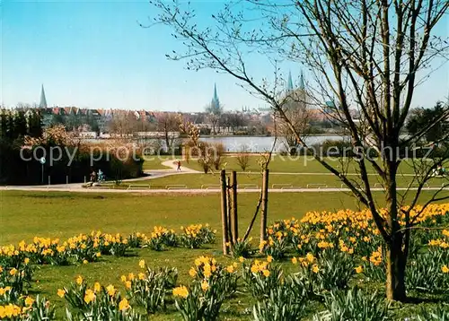 AK / Ansichtskarte Luebeck Blick von Marli Luebeck