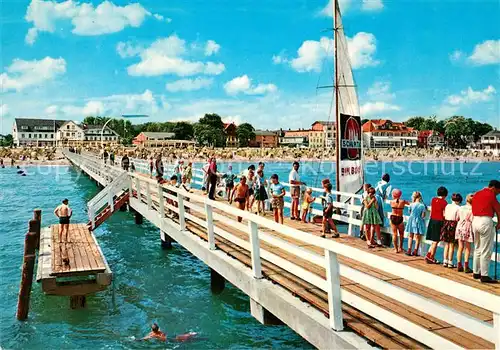 AK / Ansichtskarte Niendorf_Ostseebad Seebruecke Niendorf_Ostseebad