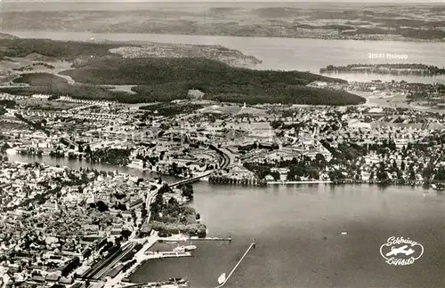 AK / Ansichtskarte Konstanz_Bodensee Fliegeraufnahme Konstanz_Bodensee