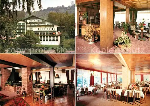 AK / Ansichtskarte Langelsheim Berghotel Wolfshagen Bar Gastraeume Langelsheim