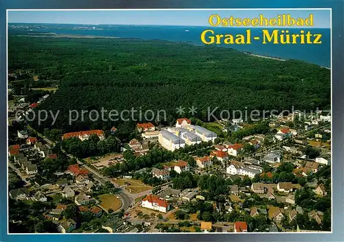 AK / Ansichtskarte Graal Mueritz_Ostseebad Fliegeraufnahme Graal Mueritz_Ostseebad