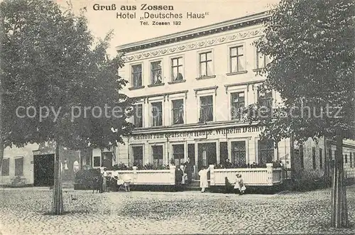 AK / Ansichtskarte Zossen_Brandenburg Hotel Deutsches Haus 