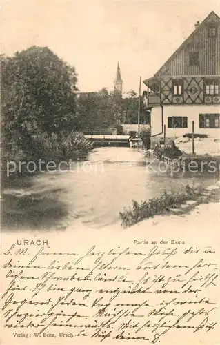 AK / Ansichtskarte Urach_Bad Ermspartie Urach_Bad