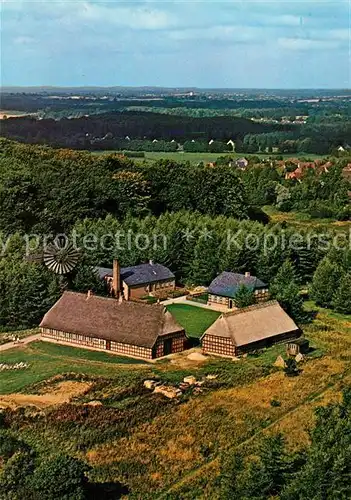 AK / Ansichtskarte Molfsee Schleswig Holsteinisches Freilichtmuseum Fliegeraufnahme Molfsee