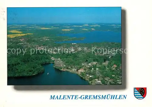 AK / Ansichtskarte Malente Gremsmuehlen Fliegeraufnahme Malente Gremsmuehlen