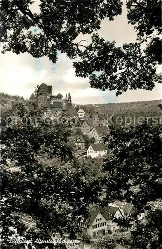 AK / Ansichtskarte Altensteig_Schwarzwald Durchblick zum Luftkurort Altensteig_Schwarzwald