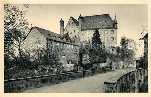 AK / Ansichtskarte Marburg_Lahn Schloss Marburg_Lahn