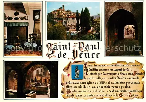 AK / Ansichtskarte Saint Paul de Vence Vue partielle Saint Paul de Vence