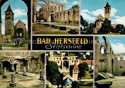 AK / Ansichtskarte Bad_Hersfeld Details der Stiftsruine Bad_Hersfeld