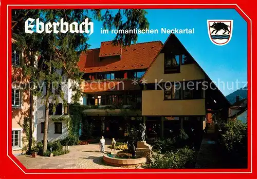 AK / Ansichtskarte Eberbach_Neckar Kurzentrum Fischerbrunnen  Eberbach Neckar