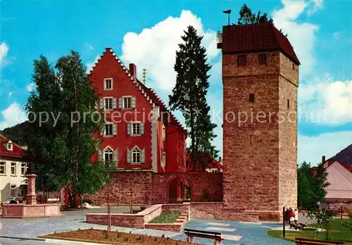 AK / Ansichtskarte Eberbach_Neckar Pulverturm  Eberbach Neckar