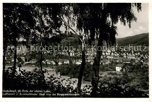 AK / Ansichtskarte Biedenkopf Blick von der Berggartenterrasse Biedenkopf