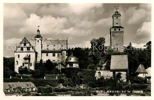 AK / Ansichtskarte Kronberg_Taunus Burg Kronberg Kronberg Taunus