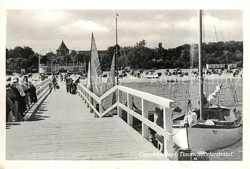 AK / Ansichtskarte Timmendorfer_Strand Seebruecke Timmendorfer_Strand