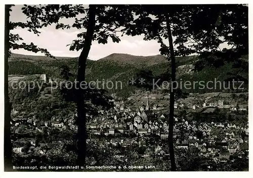 AK / Ansichtskarte Biedenkopf Stadtblick Biedenkopf